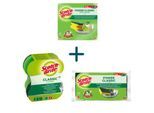 Scotch-Brite® Schwammset, 12-teilig, Classic XXL, 6 Stück + Griffschwamm Classic XXL, 4 Stück + Classic Comfort, 2 Stück