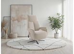 TV-Sessel SIT & MORE "TV Lazy", creme, B:75cm H:113cm T:85cm, 100% Polyester, Sessel, TV-Sessel, mit Herz-Waage-Positon und 3 Motoren