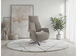 TV-Sessel SIT & MORE "TV Lazy", taupe, B:75cm H:110cm T:85cm, 100% Polyester, Sessel, TV-Sessel, zur Auswahl mit Herz-Waage-Position