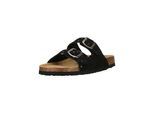 Sandale NOU "Cabra", Damen, Gr. 38, schwarz, Rindsleder, Schuhe Sandale, atmungsaktiv
