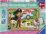 Puzzle RAVENSBURGER "Gabby's Dollhouse, 2x24", bunt, Puzzles, KinderB:26cm H:18cm, Pappe, Made in Europe, B:26cm H:18cm