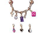 Schuhanstecker CROCS "Jibbitz™ "Custom Charm Chain", Mädchen, bunt (multifarben), Acryl, PVC, Zinklegierung, Schuhzubehör Schuhanstecker, Schuh-Dekoration mit Charm-Kette und Anhängern