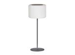 Schöner Wohnen , Weiß , Metall , 39.5 cm , Farbwechsler, mit Schalter, tragbar, kabellos, aufladbar über USB , Beleuchtung, Innenleuchten, Tischlampen, Tischlampen ohne Kabel