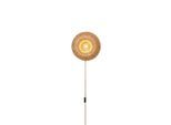 Good & Mojo , Naturfarben , Naturmaterialien , rund , 15 cm , Beleuchtung, Innenleuchten, Wandleuchten, Wandleuchten