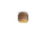 Good & Mojo , Naturfarben, Schwarz , Holz , Bambus , 20 cm , LED-Leuchtmittel austauschbar , Beleuchtung, Innenleuchten, Deckenleuchten