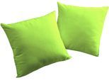 Dekokissen WIRTH "Umea" Gr. 3, grün (apfelgrün, unifarben), B:40cm L:60cm, Obermaterial: 100% Polyester, Dekokissen_Sitzkissen_Kissenhüllen
