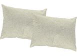 Dekokissen WIRTH "Gospic" Gr. 2, grau (grau, gemustert), B:50cm L:50cm, Obermaterial: 85% Polyester, 15% Baumwolle, Dekokissen_Sitzkissen_Kissenhüllen