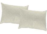 Dekokissen WIRTH "Telfort" Gr. 3, grau (grau, gemustert), B:40cm L:60cm, Obermaterial: 100% Polyester, Dekokissen_Sitzkissen_Kissenhüllen