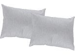 Dekokissen WIRTH "Torbole" Gr. 2, grau (grau, meliert), B:40cm L:60cm, Obermaterial: 90% Polyester, 10% Baumwolle, Dekokissen_Sitzkissen_Kissenhüllen