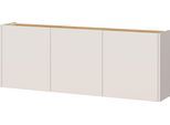Schuhschrank GERMANIA "GW-Libbiano", kaschmir, navarra, eiche, nachbildung, B:138cm H:52cm T:25cm, Holzwerkstoff, Schränke, Schuhschrank, ideal für schmale Flure, Breite 138 cm, in 3 verschiedenen Höhen