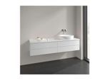 Villeroy und Boch Antao Waschtisch-Unterschrank K27150GF 160x36x50cm, Hahnloch, Waschbeckenplattenfarbe Lack, glossy white lacquer