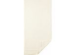 Badetuch EGERIA "Prestige", beige (creme), B:75cm L:160cm, Walkfrottee, Obermaterial: 100% Baumwolle, Handtücher, Badetuch, Uni Programm mit Streifenbordüre, SUPIMA Baumwolle