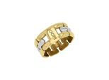 Fingerring JOOP "Schmuck, Geschenk" Gr. 56, gold (gelbgoldfarben, edelstahlfarben), Fingerringe, Damen, 56, Edelstahl, 9mm, Fingerring