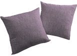 Dekokissen WIRTH "Torbole" Gr. 1, lila (lila, meliert), B:40cm L:40cm, Obermaterial: 90% Polyester, 10% Baumwolle, Dekokissen_Sitzkissen_Kissenhüllen