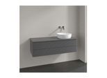 Villeroy und Boch Antao Waschtisch-Unterschrank K23150GK 120x36x50cm, Hahnloch, Waschbeckenplattenfarbe Lack, anthracite matt lacquer
