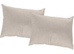 Dekokissen WIRTH "Torbole" Gr. 2, gelb (ocker, meliert), B:40cm L:60cm, Obermaterial: 90% Polyester, 10% Baumwolle, Dekokissen_Sitzkissen_Kissenhüllen