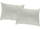 Dekokissen WIRTH "Gospic" Gr. 3, grün (grün, gemustert), B:40cm L:60cm, Obermaterial: 85% Polyester, 15% Baumwolle, Dekokissen_Sitzkissen_Kissenhüllen
