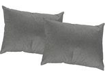 Dekokissen WIRTH "Westport" Gr. 3, grau (dunkelgrau, ranken), B:40cm L:60cm, Obermaterial: 100% Polyester, Dekokissen_Sitzkissen_Kissenhüllen