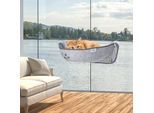 nobleza - Katzen Fensterliege - Fensterbank Liegeplatz braun
