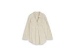 TOM TAILOR Damen Hemdbluse mit Leinenanteil, braun, Uni, Gr. 40