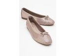 Copos Leder Schleife Kappe Ballerina