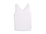 TOM TAILOR Damen Top mit Leinenanteil, weiß, Uni, Gr. M