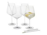 Schott Zwiesel Gläserset , Klar , Glas , 9-teilig , 790 ml , Grüner Punkt , Gläser, Gläser-Sets