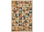 Teppich ANDIAMO "Sedona Dreieck", bunt (multi), B:80cm H:6mm L:150cm, Polypropylen, Teppiche, Teppich, Flachgewebe, modernes Design, In- und Outdoor geeignet