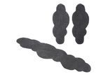 Bettumrandung OTTO HOME "Microfaser Teppich Magong, besonders weich, sehr feiner Flor" Gr. 15, grau (dunkelgrau), H:30mm, Obermaterial: 100% Polyester, Bettumrandungen, Wolkenform, uni Bettvorleger, Läufer-Set, Schlafzimmer, Kinderzimmer