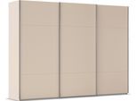Schwebetürenschrank RAUCH "Kleiderschrank Schrank Garderobe Schlafzimmerschrank CONTIDO", beige (beige (champagner)), B:301cm H:223cm T:68cm, Holzwerkstoff, Schränke, Schwebetürenschrank, aus hochwertigem Material in 6 Breiten 2 Griff-Farben MADE IN GERMANY