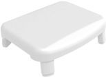 Bad-Stufe BISCHOF "Easy Step", weiß, B:42cm H:11cm T:34cm, Kunststoff, Fußtritte, Belastbarkeit bis 150Kg, hohe Standsicherheit.