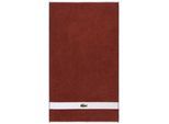 Handtuch LACOSTE "LCASUAL", terrebattue, B:55cm L:100cm, Frottier, Obermaterial: 100% Baumwolle, Handtücher, mit Label-Applikationen und Bordüre