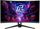 ASROCK Curved-LED-Monitor "PG27FR", Energieeffizienz: E, schwarz, B:61cm H:36,7cm T:9,3cm, Monitore, Curved-LED-Monitor