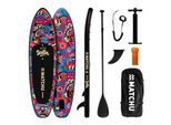 MATCHU Stand Up Paddle Yeye Weller 320x81 cm - Aufblasbares Sup Board - Limited Edition