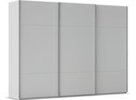 Schwebetürenschrank RAUCH "Kleiderschrank Schrank Garderobe Schlafzimmerschrank CONTIDO", grau (seidengrau), B:301cm H:223cm T:68cm, Holzwerkstoff, Schränke, Schwebetürenschrank, aus hochwertigem Material in 6 Breiten 2 Griff-Farben MADE IN GERMANY