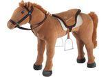Stehpferd HEUNEC "Amadeus 90 cm", braun, Stehtiere, KinderB:30cm H:75cm L:90cm, Synthetik, Stehpferd, B:30cm H:75cm L:90cm