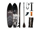 MATCHU Stand Up Paddle Aqua Camo - SUP Board - aufblasbares Surfbrett 10''6