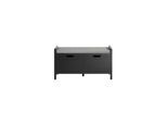 SoBuy Schuhbank mit 1 Schublade Schwarz 91x30x50cm Funktional
