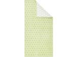 Duschtuch DYCKHOFF "Pure Natural Honey", grün, B:70cm L:140cm, Frottier, Baumwolle, Handtücher, Duschtuch, BIO Baumwolle, GOTS