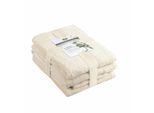 Handtuch Set GÖZZE "Lucia", beige (creme), 6 Stk., Frottier, Frottier, Obermaterial: 100% Baumwolle, Handtücher, Handtuch Set