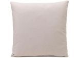 Dekokissen GÖZZE "Darco Uni" Gr. 1, beige (creme, unifarben), B:45cm L:45cm, Polyester, Dekokissen_Sitzkissen_Kissenhüllen, Dekokissen, 1 Stück, Maß: 45 x 45 cm, mit Füllung