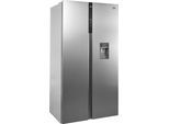 BEKO Side-by-Side "GNO5322XPN 8996313200", Energieeffizienz: E, silber, Wasserspender, Kühlschränke, Side-by-Side