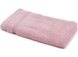 Gaestehandtuecher GÖZZE "Monaco", rosa (altrosa), B:30cm L:50cm, Walkfrottier, Obermaterial: 100% Baumwolle, Handtücher, Gaestehandtuecher, im Set, Uni Farben, mit gewellter Bordüre