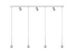 GRAU Falling Sun Trace Pendelleuchte 4 Pendel + 3 Set Strahler Warm Dim 2700-2200K mit App Polished