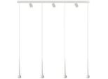 GRAU Falling Sun Trace Pendelleuchte 4 Pendel + 3 Set Strahler Sunset Dim 2700-1300K ohne App White