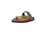 Sandale NOU "Hardinsburg V2", Damen, Gr. 36, beige (braun, braun), Lederimitat, Schuhe Sandale, atmungsaktiv