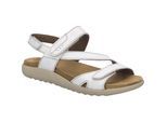 Sandale JOSEF SEIBEL "Juliet 01, weiss", Damen, Gr. 37, weiß, Obermaterial: 100% Rindsleder Leather cow., Schuhe Sandale
