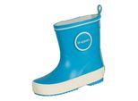 Gummistiefel DRUPPIES "Stiefel", Mädchen, Gr. 24, blau (hellblau), Obermaterial: 100% Naturkautschuk NaRubber., Schuhe Gummistiefel