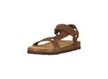 Sandale NOU "Cyprian", Damen, Gr. 42, braun, Rindsleder, Schuhe Sandale, atmungsaktiv