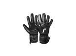 Torwarthandschuhe REUSCH "Attrakt Infinity Evolution NC", Damen, Gr. 10, schwarz, 34% Polyester, 25% Latex, 3% Lederimitat, 2% Gummi, 1% Baumwolle, Handschuhe, mit atmungsaktiven Mesh-Einsätzen